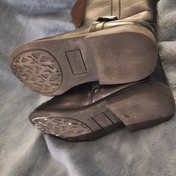 Child girl's Michael Kors Atlantis Black/Brown boots Size 13 - Picture 5 of 5